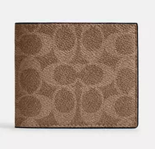 Coach Id Billfold Wallet In Signature Canvas