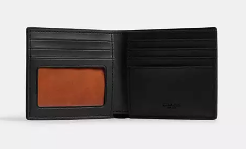 Coach Id Billfold Wallet In Signature Canvas