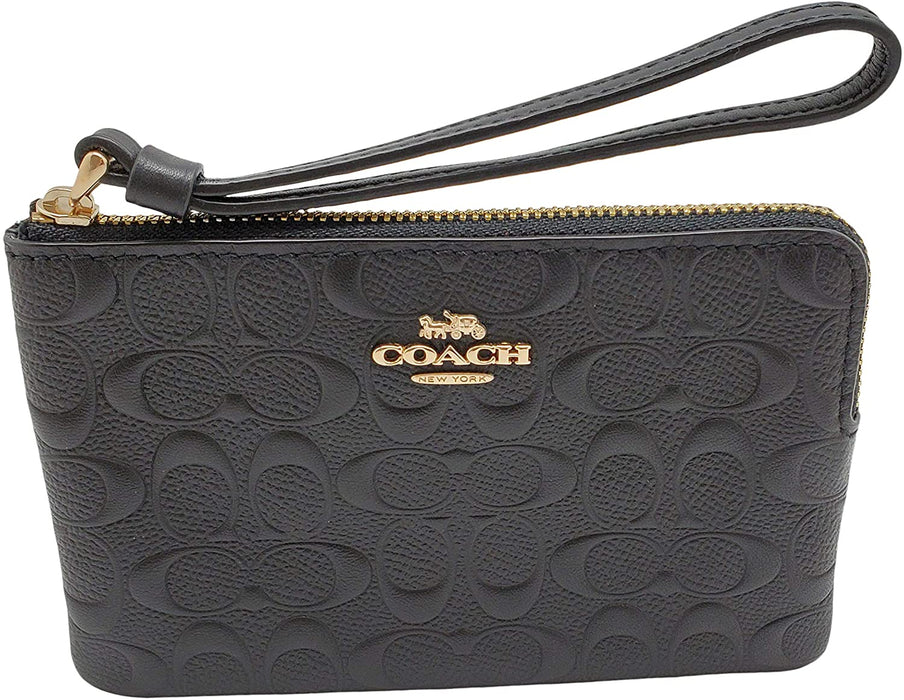 COACH WALLET IN SIGNATURE DEBOSSED PATENT LEATHER