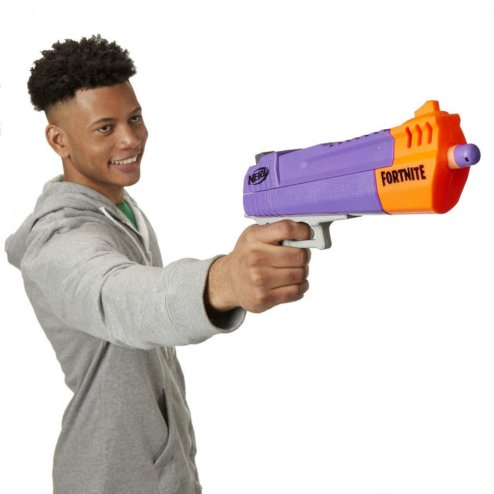 Nerf Fortnite HC-E Mega Dart Blaster, Includes 3 Official Nerf Mega Fortnite Darts
