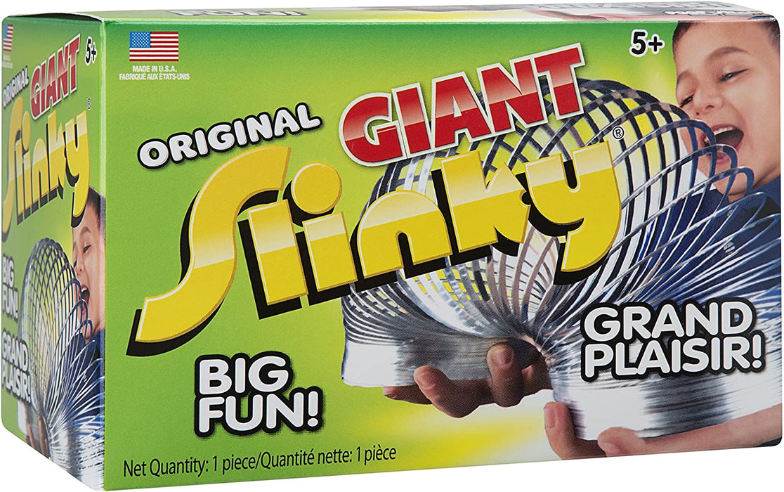 Metal Original Giant Slinky in Box, Silver