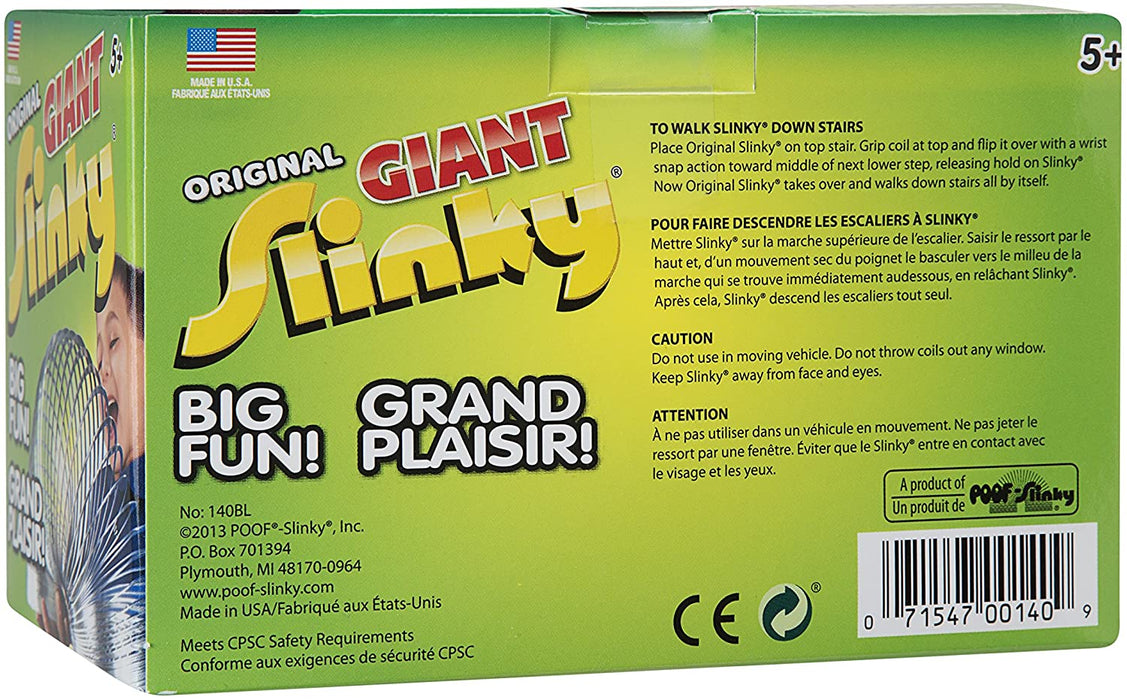 Metal Original Giant Slinky in Box, Silver
