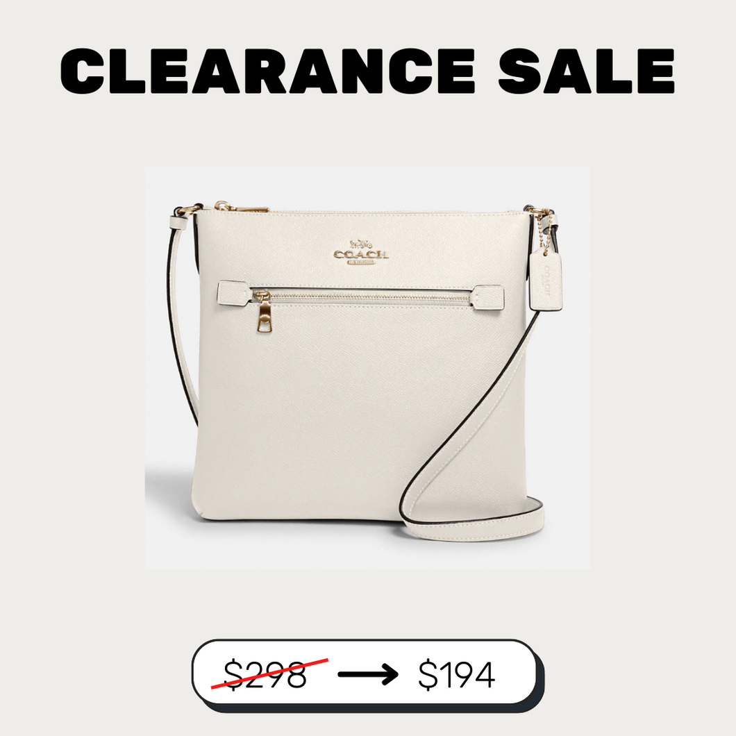 Copy of Copy of Copy of COACH Women's Rowan File Bag White