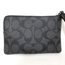 Load image into Gallery viewer, COACH F58035 Corner Zip Wristlet in Signature Coated Canvas
