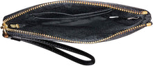 Load image into Gallery viewer, Coach small corner zip wristlet black
