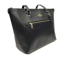 Load image into Gallery viewer, Coach Gallery Tote Shoulder Bag Style No. F79608 Black crossgrain leather
