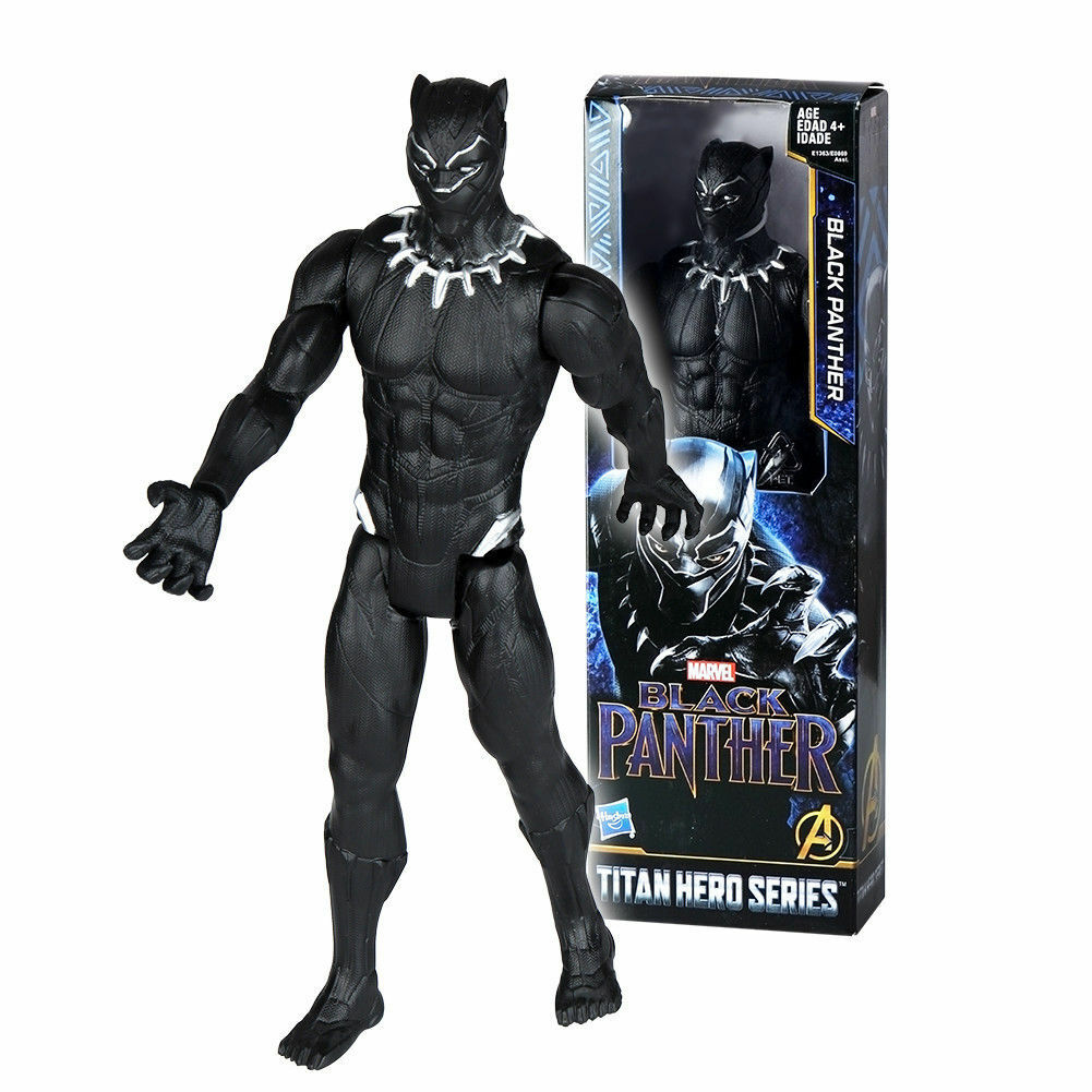 HASBRO Marvel Black Panther Titan Hero Series 12-inch Black Panther