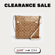 Load image into Gallery viewer, COACH Women&#39;s Rowan File Bag In Signature Canvas
