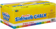 Load image into Gallery viewer, Washable Sidewalk POOF by Alex toys Drawing Chalk Pack with Portable Storage Case and Handle, 60-Piece Set
