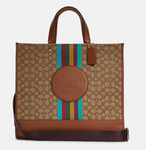 Load image into Gallery viewer, COACH Dempsey Tote 40 In Signature Jacquard With Stripe And Coach Patch Totes
