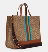 Load image into Gallery viewer, COACH Dempsey Tote 40 In Signature Jacquard With Stripe And Coach Patch Totes
