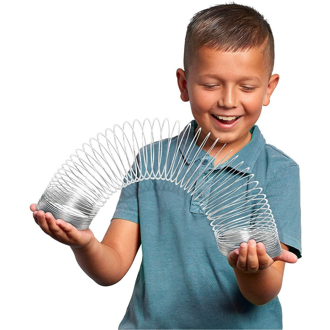 Metal Original Giant Slinky in Box, Silver